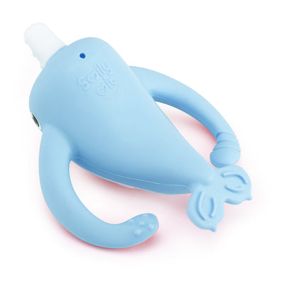 Smily Mia Nora Narwhal Soft Silicone Teething Toy for 3M+ Babies