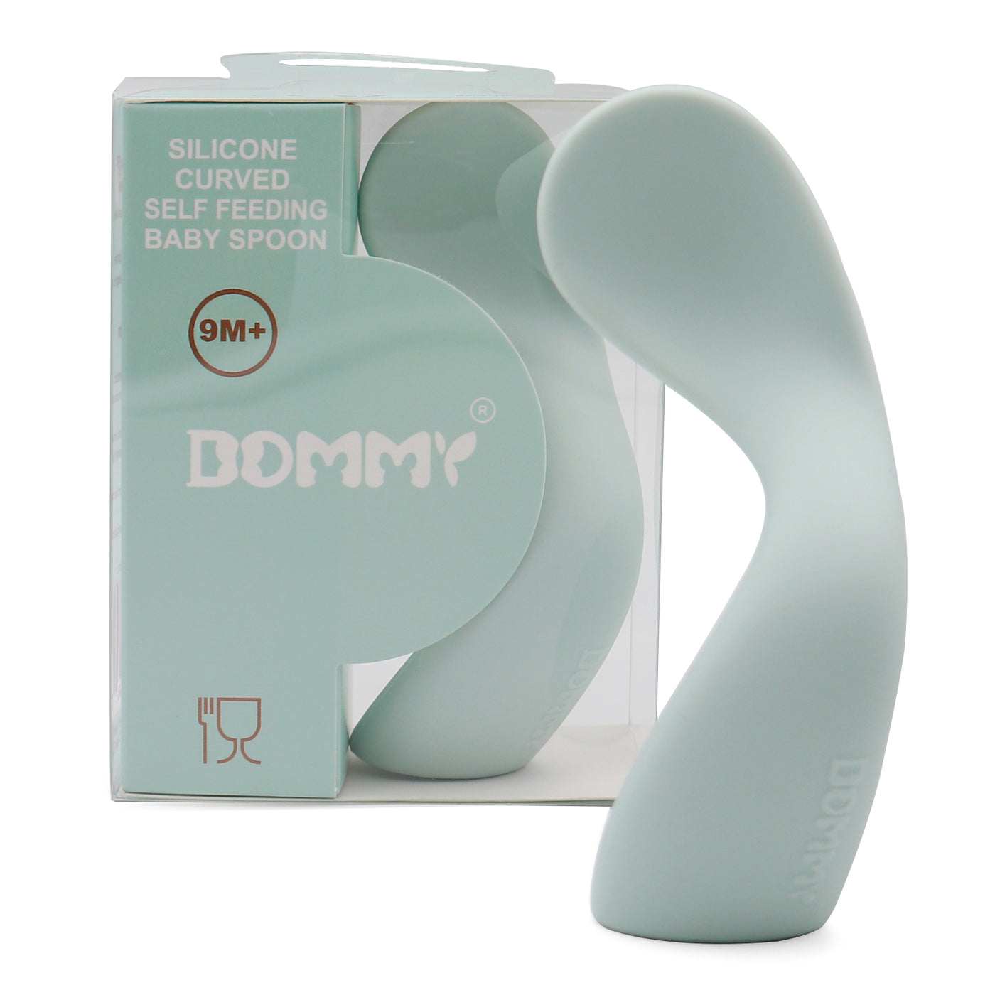 Dommy Silicone Curved Training Spoon