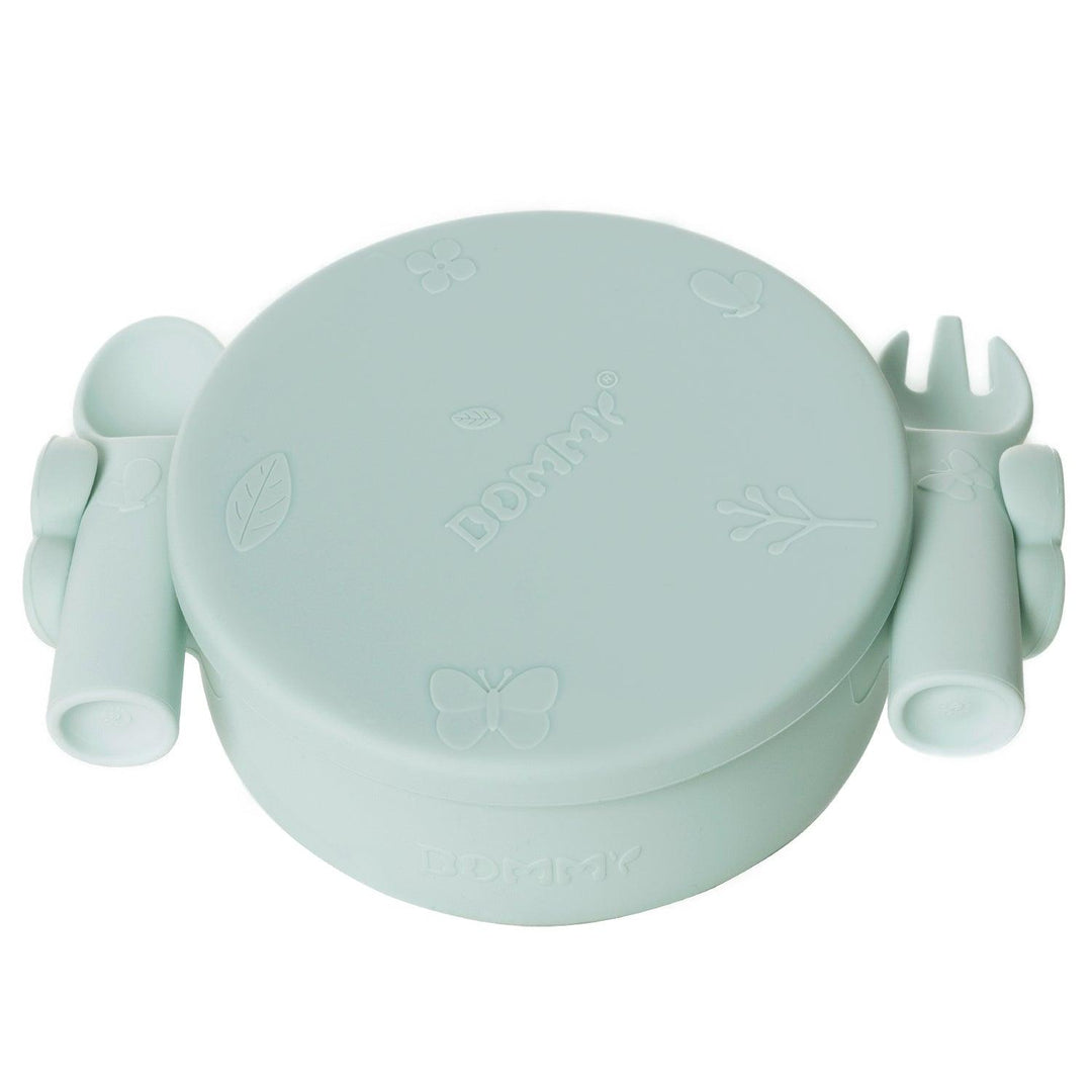 Silicone Baby Bowl With Fork Spoon Set