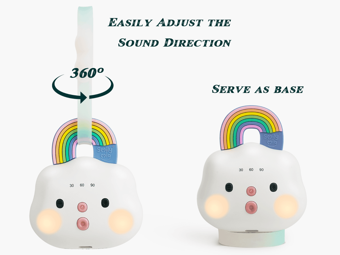 Smily Mia Rainbow Cloud White Noise Sound Baby Sleeping Machine