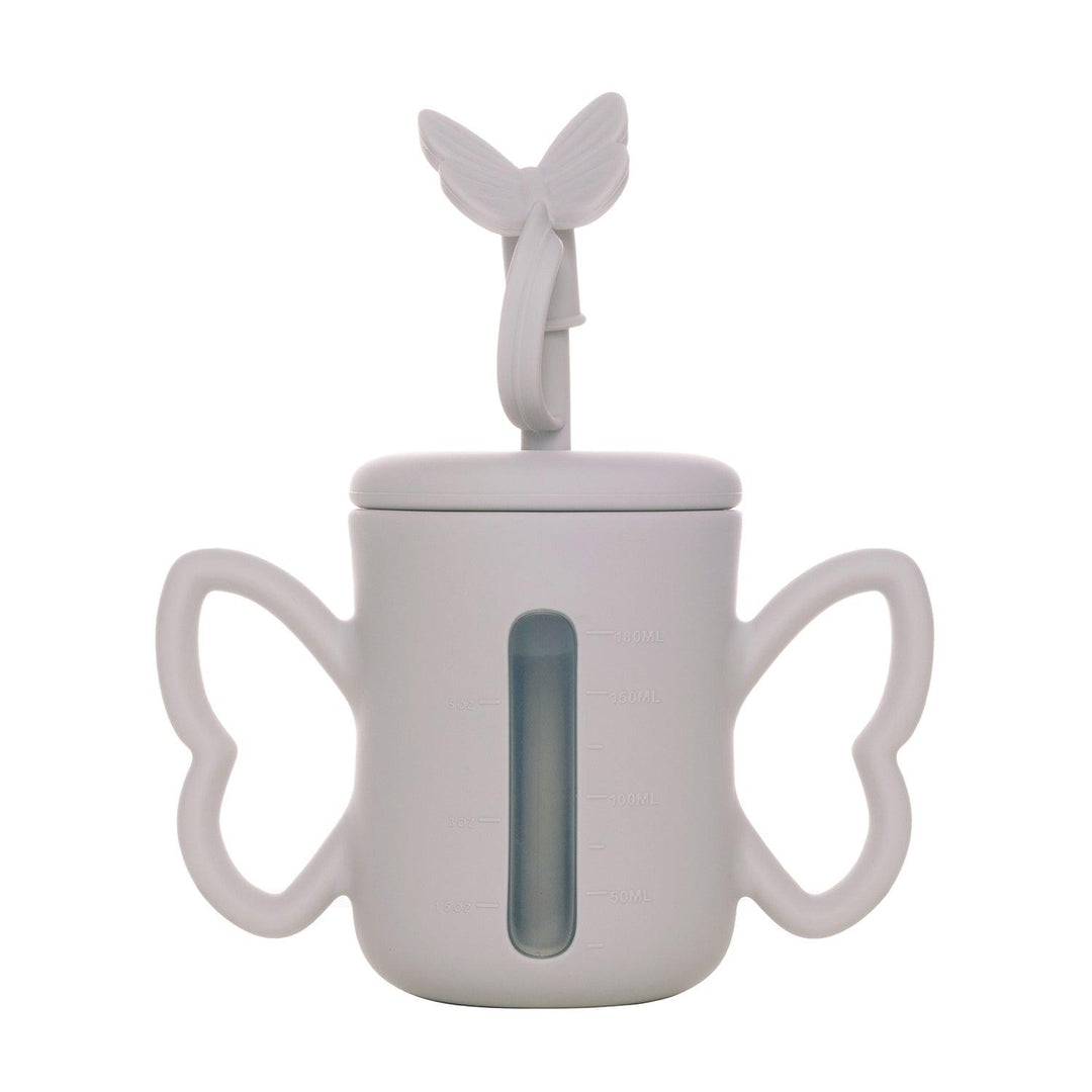 Butterfly Silicone Straw Sippy Training Cup