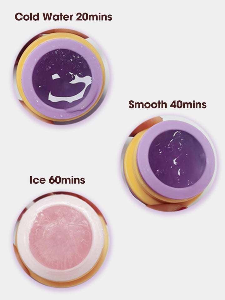 Smily Mia Baby Fruit Food Feeder & Freezer Teether Combo, Icy Bite Ice Cream Teether for Baby Cooling Relief, BPA Free Silicone Feeder for Safe Infant Self Feeding, 3 Month+
