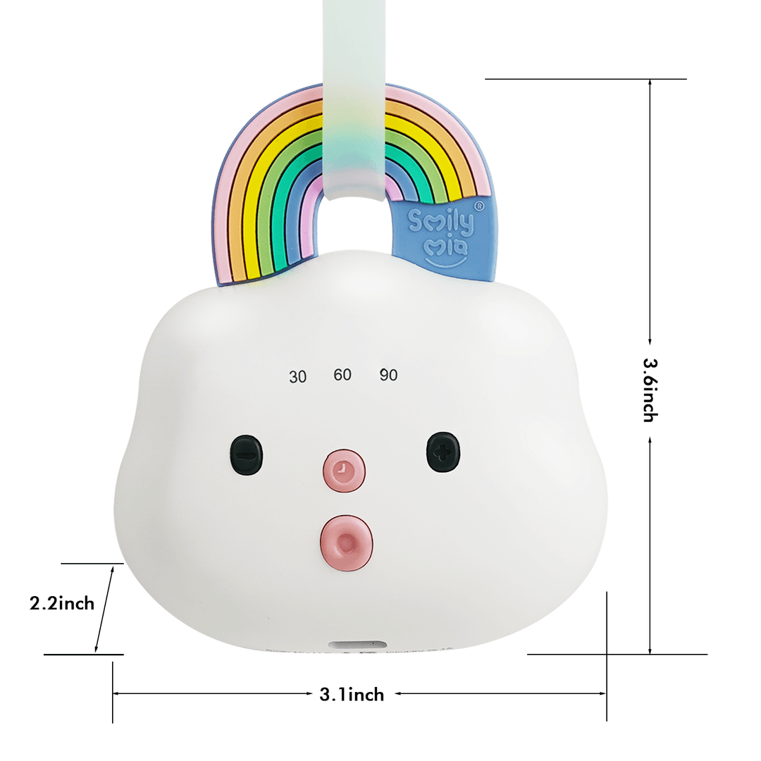 Smily Mia Rainbow Cloud White Noise Sound Baby Sleeping Machine