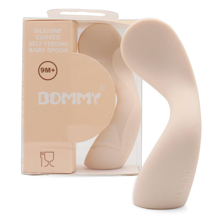 Dommy Silicone Curved Training Spoon - Smily Mia --