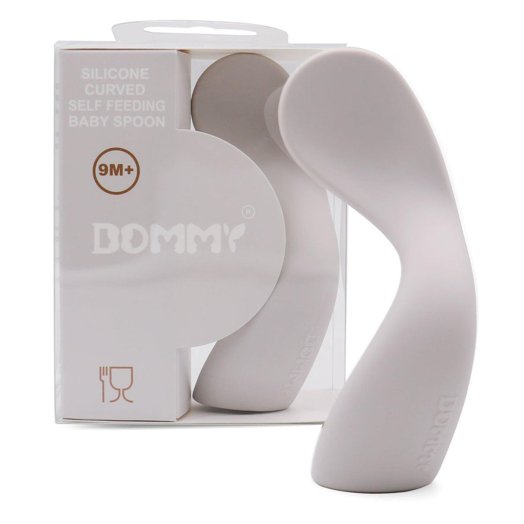 Dommy Silicone Curved Training Spoon - Smily Mia --