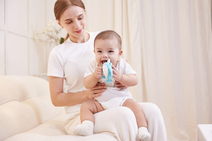 Smily Mia Flip Flop Teether Toy | Durable and Soft Baby Teething Toy for Pain Relief and Sensory Development