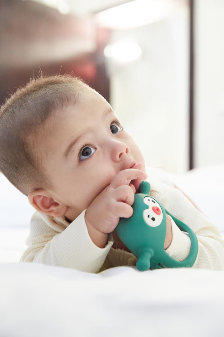 Baby Teether Toy 2 in 1 value pack: Icecream*1+Flip-Flap*1