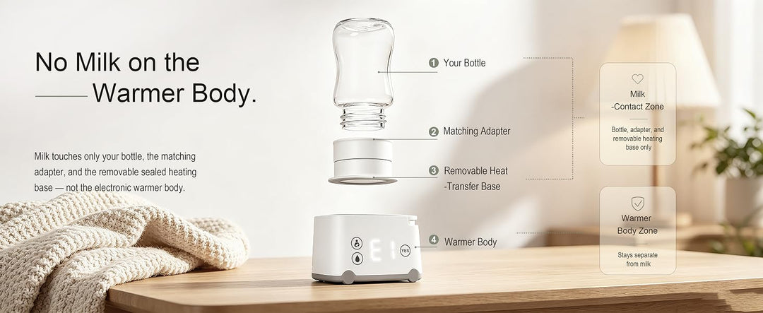 Smily Mia Portable Baby Bottle Warmer for Breastmilk & Formula