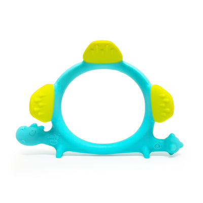 Smily Mia Norman The Dinosaur Soft & Durable Silicone Teether Toy for 3M+ Babies.